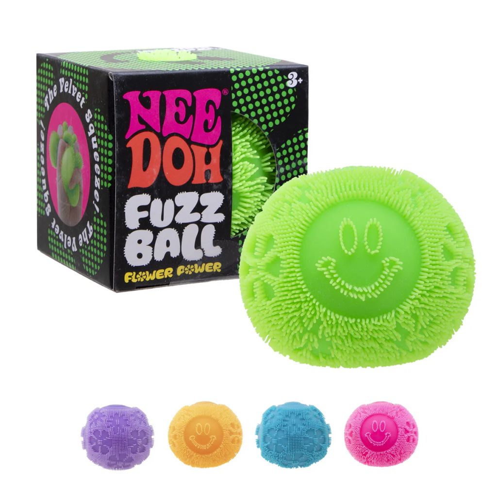 Needoh: Fuzz Ball - Flower Power (Select Colors)
