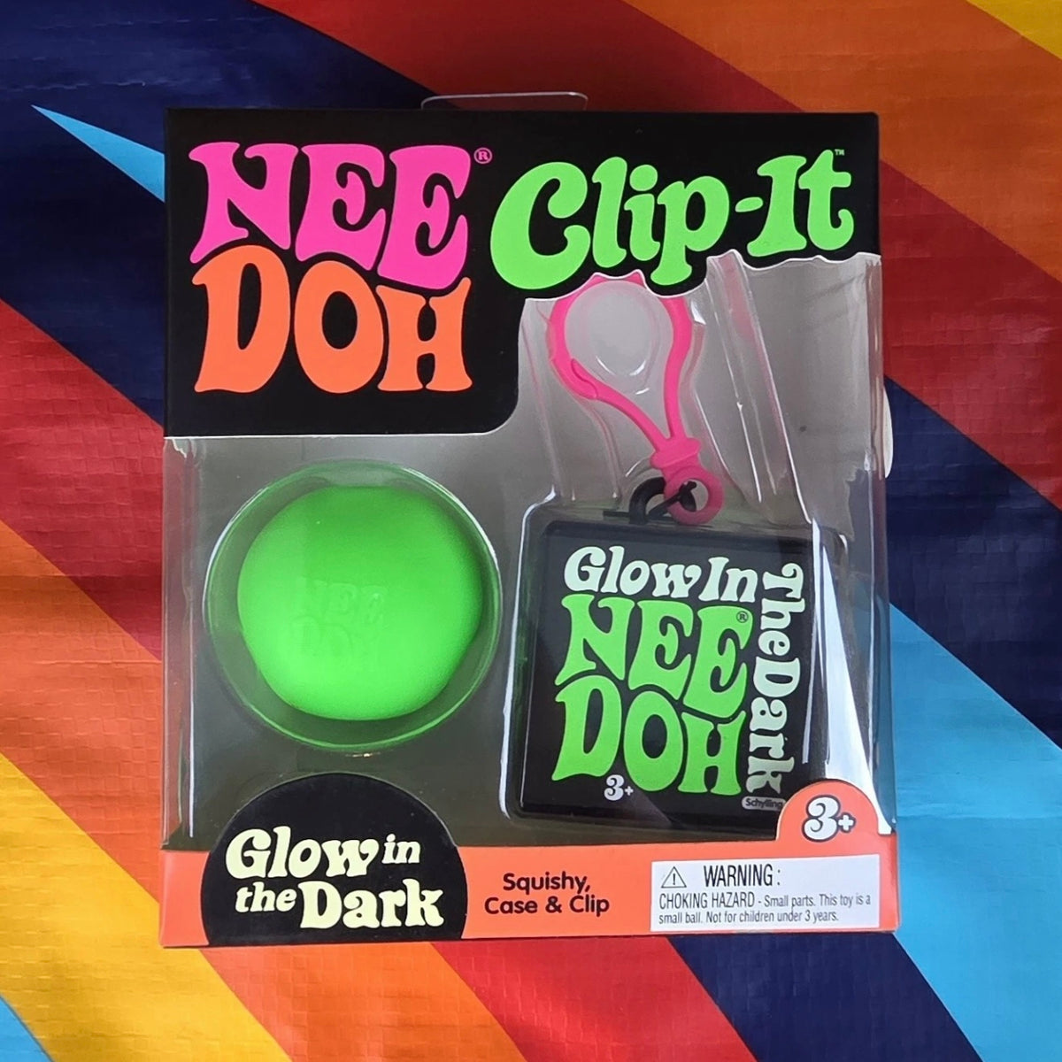 Needoh — Clip It Glow in the Dark — 100% Authentic!