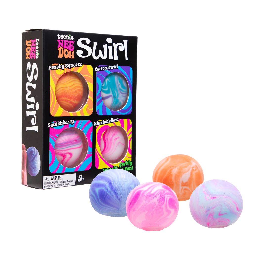 Needoh: Teenie Swirl (4 Pack)
