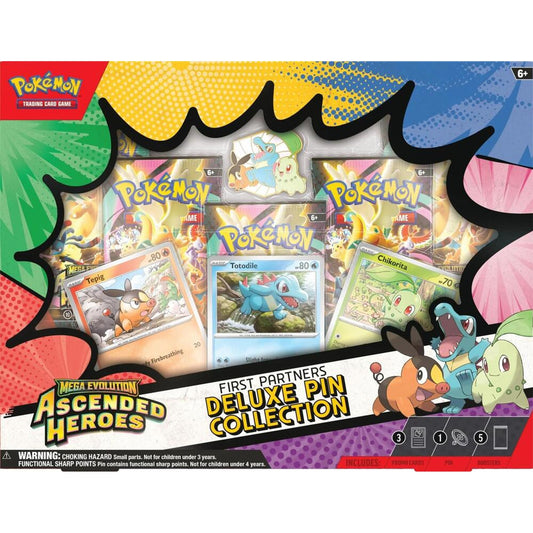 Pokemon TCG: Mega Evolution - Ascended Heroes First Partners Deluxe Pin Collection [ME2.5]