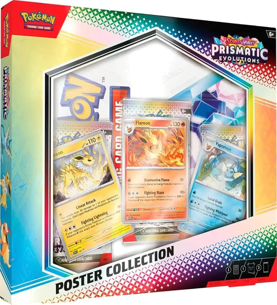 Pokemon TCG: Scarlet & Violet - Prismatic Evolutions - Poster Collection