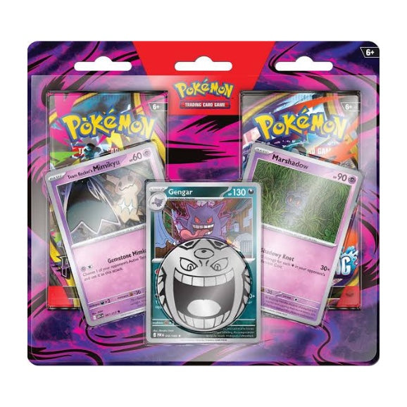 Pokemon TCG: Enhanced 2-Pack Blister Pack [Gengar, Marshadow, Team Rocket's Mimikyu]