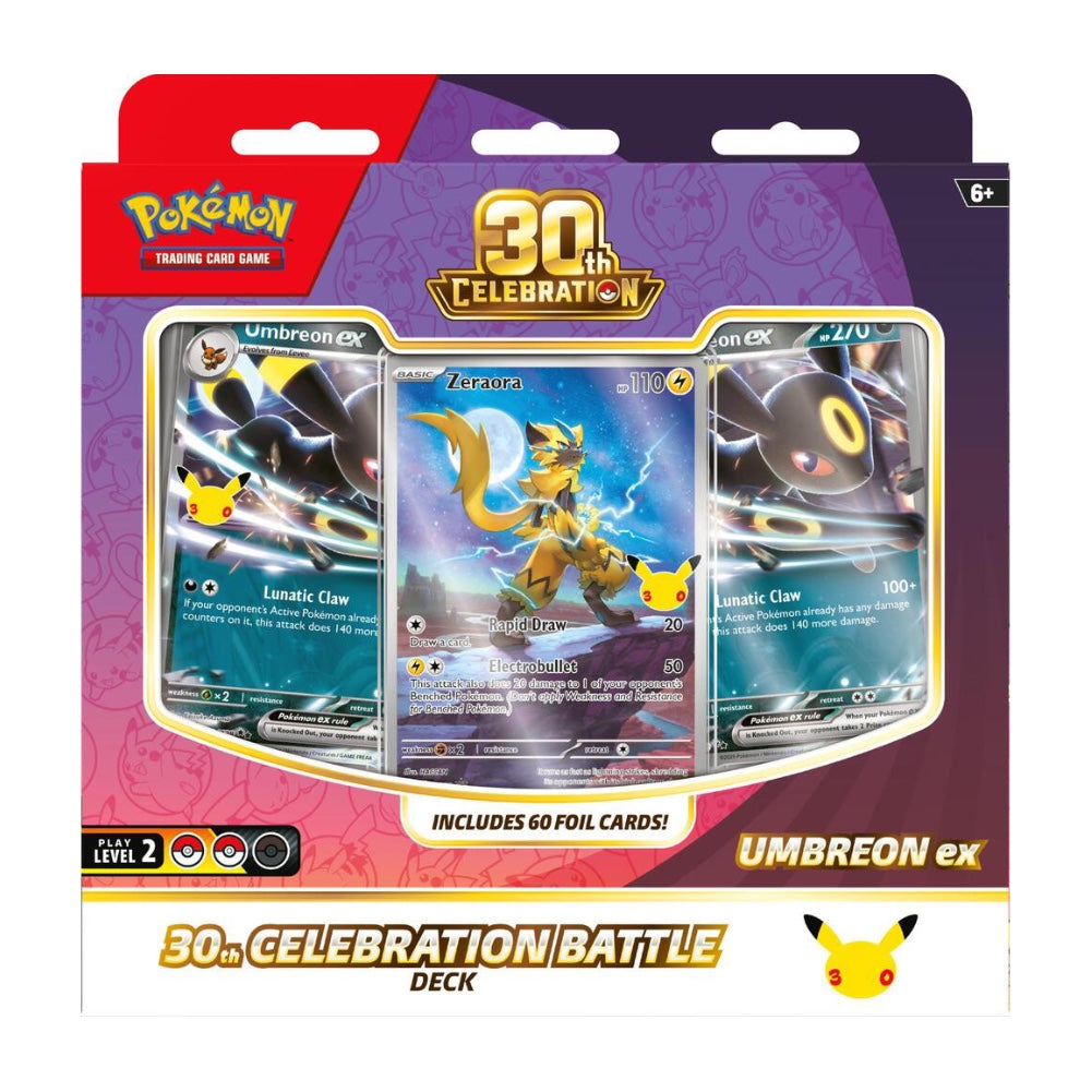 [PRE-ORDER - READ ITEM DESCRIPTION!] Pokemon TCG: 30th Celebration Battle Deck [Umbreon ex]