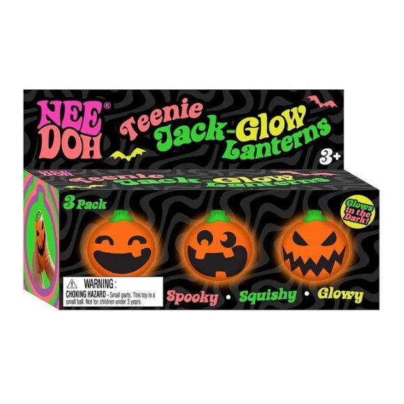 Nee Doh: Teenie Jack-Glow Lanterns (3 Pack)