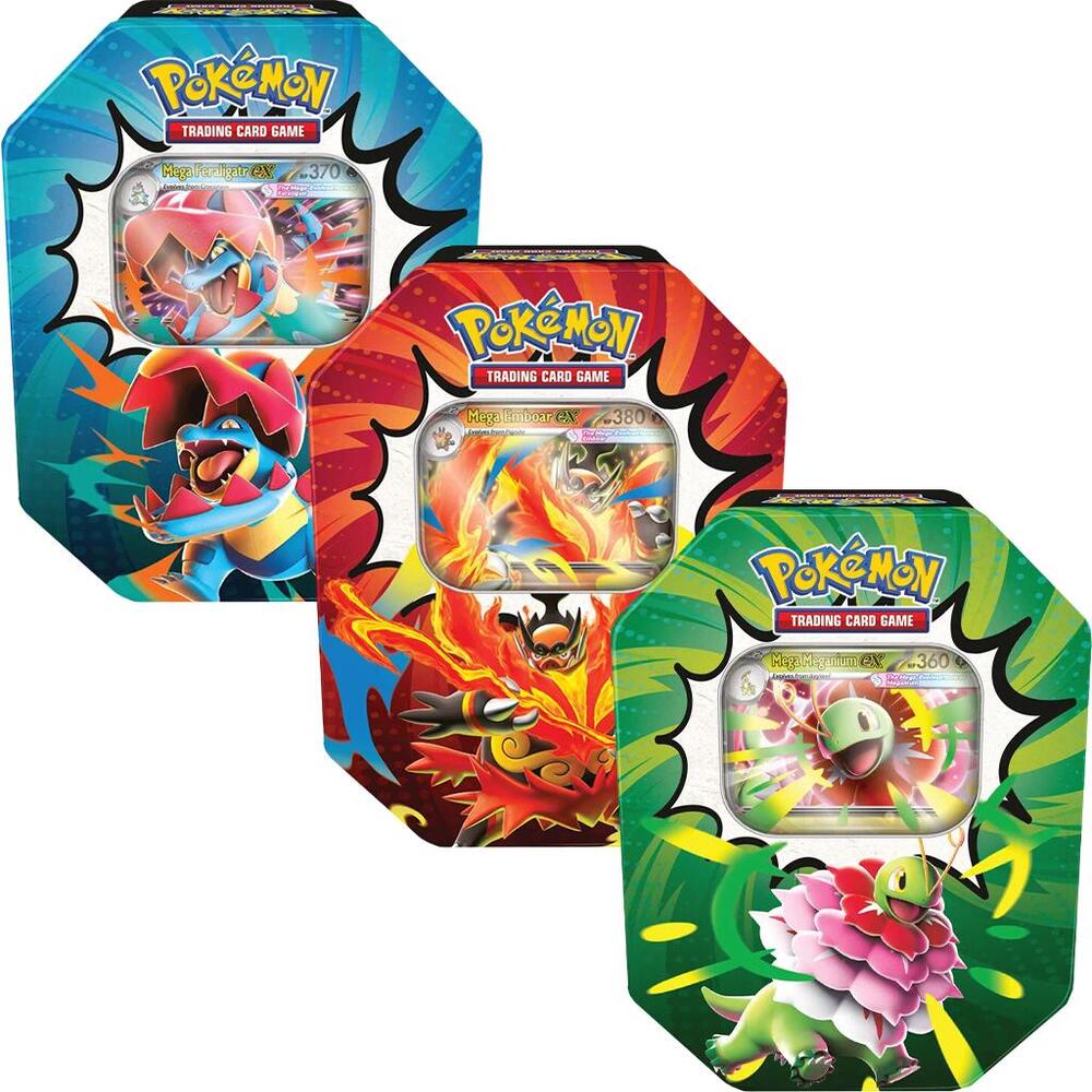 Pokemon TCG: Mega Evolution - Ascended Heroes Tin [Set of 3]