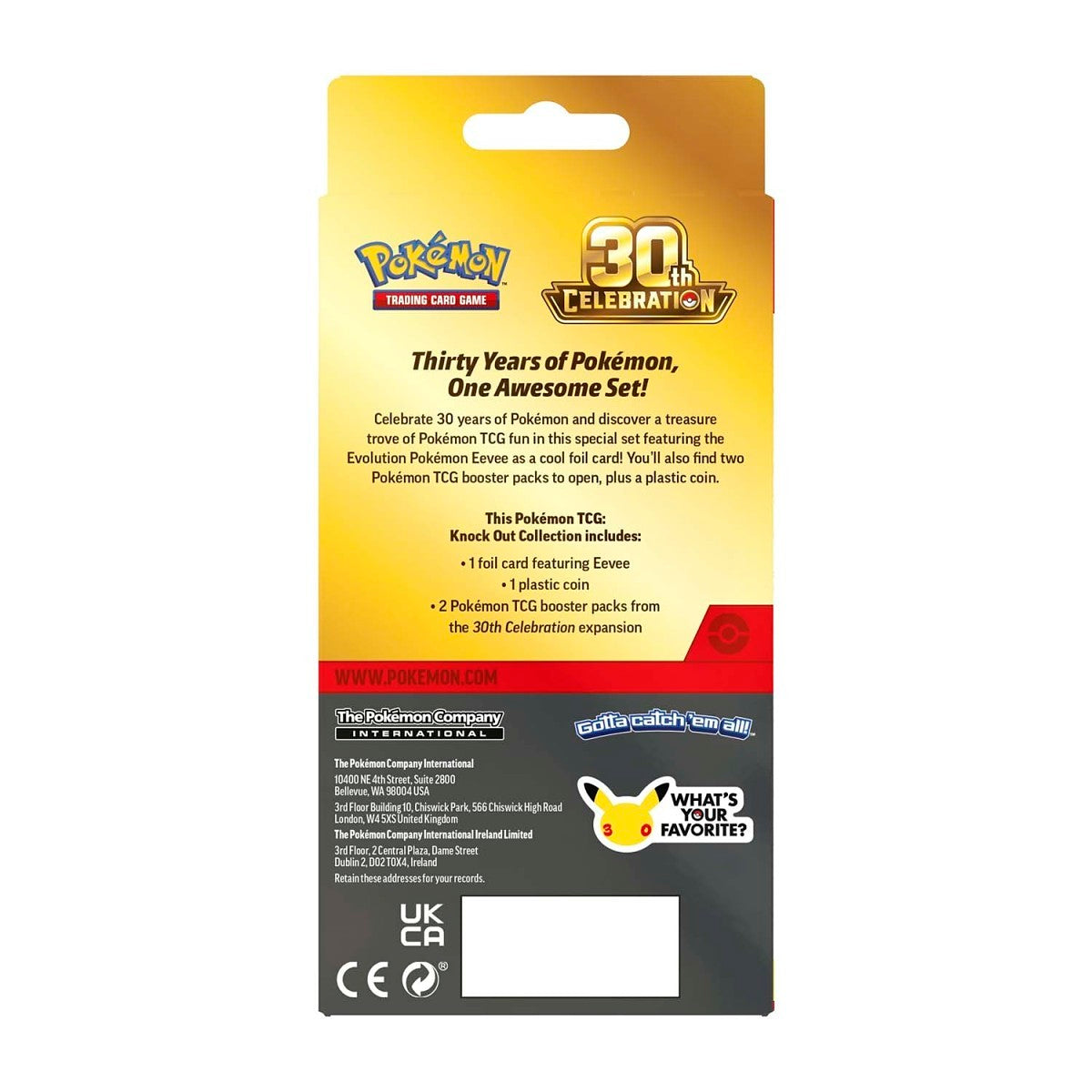 Pokemon TCG: 30th Celebration Knock Out Collection