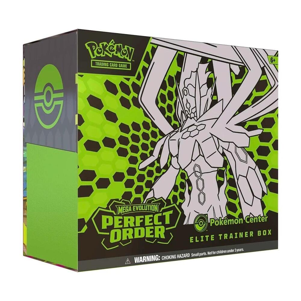 Pokemon TCG: Mega Evolution - Perfect Order [POKEMON CENTER EXCLUSIVE] Elite Trainer Box [ME03]