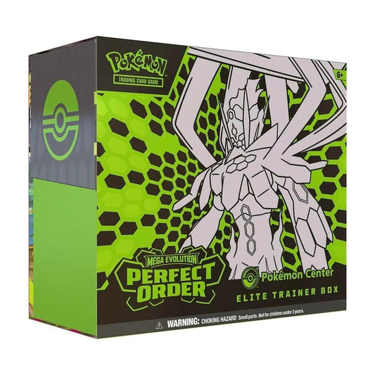 Pokemon TCG: Mega Evolution - Perfect Order [POKEMON CENTER EXCLUSIVE] Elite Trainer Box [ME03]