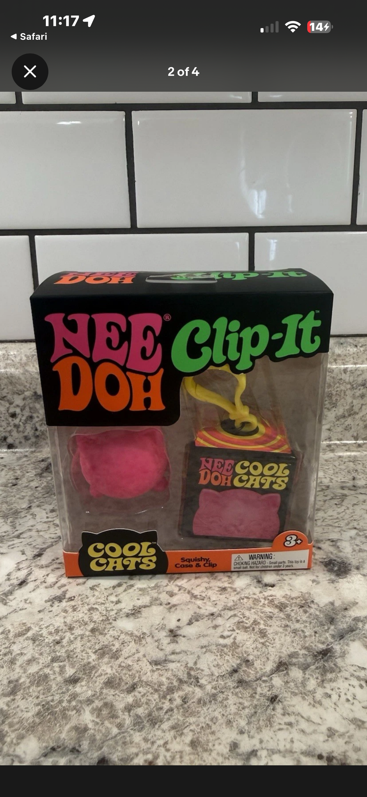 Needoh — Clip It Cool Cats — 100% Authentic!