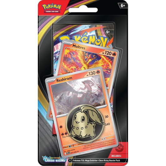 Pokemon TCG: Mega Evolution - Chaos Rising Single Pack Blister [Reshiram/Moltres]